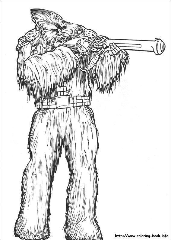 Star Wars coloring picture